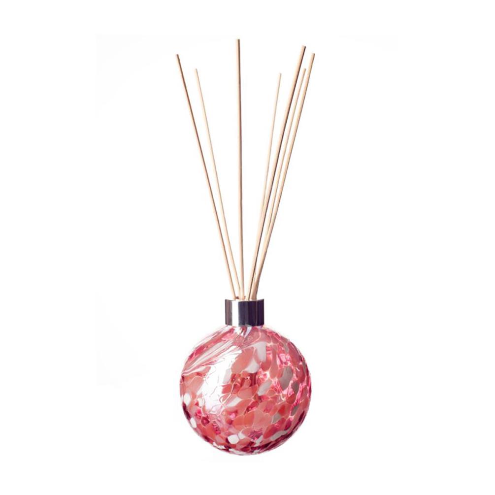 Amelia Art Glass Pink & White Sphere Reed Diffuser £15.74